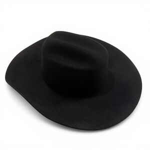 Stetson XX Ultrafelt Fur Blend Black Cowboy Hat Western Mens Vintage